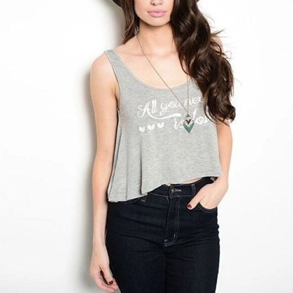 *Clearance* Love Tree Happens All You Need is Love Tee - Picture 1 of 3